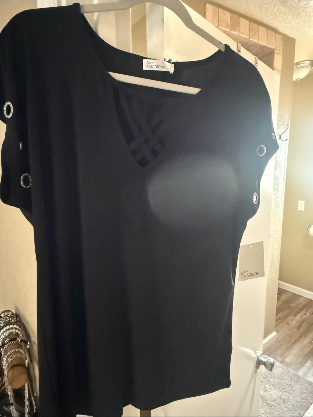 Madison Black Top with Subtle Sheen